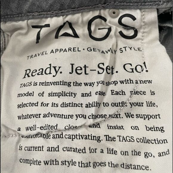 TAGS Distressed Washed Black Jeans - Picture 6 of 6